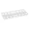6 Pack: Clear 14-Compartment Flip Top Bead Organizer by Bead Landing™